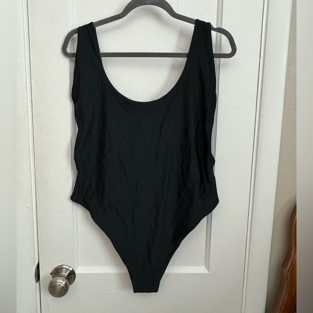 Aerie Scoop Cheeky One Piece Swimsuit High Cut Size XXL